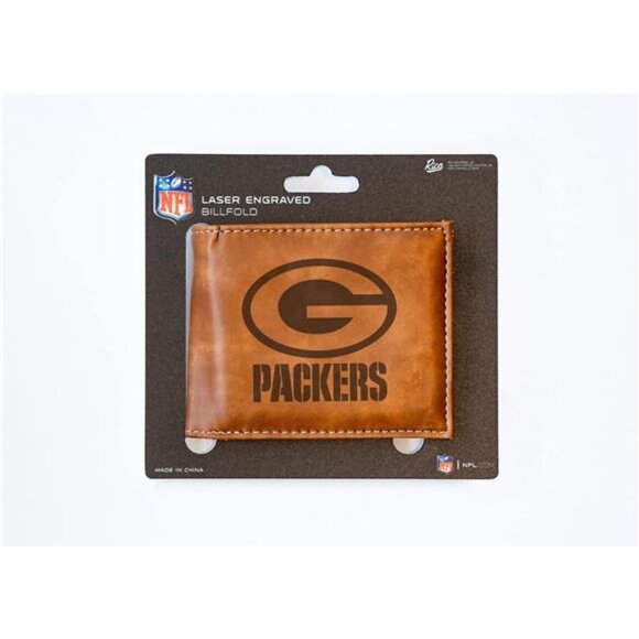 Laser Engraved Billfold Wallet Laser Engraved Bill-fold Wallet - Slim Design - Picture 4 of 7